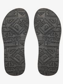 quiksilver, Boy's 8-16 Carver Suede Leather Sandals, DEMITASSE - SOLID (ctk0) Carver Suede - Leather Sandals for Boys AQBL100275