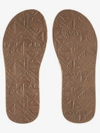 quiksilver, Carver Suede Sandales en cuir pour Garçon 8-16 ans, TAN - SOLID (tkd0) Carver Suede - Leather Sandals for Boys AQBL100275