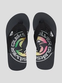 quiksilver, Molokai Layback - Sandalen für Jungen, GREY/GREEN/GREY (xsgs) Molokai Layback - Sandals for Boys AQBL100429