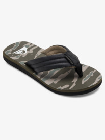 quiksilver, Carver Sandales Pour Garçons 8-16, BLACK/GREEN/BLACK (xkgk) Carver - Sandals for Boys 8-16 AQBL100553