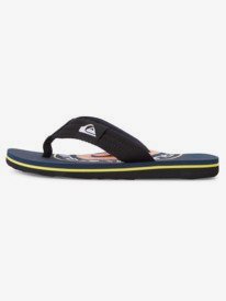 quiksilver, Molokai Layback 2022 - Flip-Flops for Boys 8-16, BLACK 1 (kvj1) Molokai Layback 2022 - Flip-Flops for Boys 8-16 AQBL100555