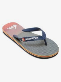 quiksilver, Molokai Massive 2022 - Sandalen für Jungen 8-16, BLUE/BLUE/ORANGE (xbbn) Molokai Massive 2022 - Flip-Flops for Boys 8-16 AQBL100560