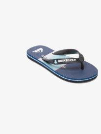quiksilver, Boys 8-16 Molokai Point Break Thongs, BLACK/BLUE/BLUE (xkbb) Molokai Point Break - Flip-Flops for Boys AQBL100576
