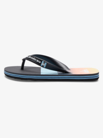 quiksilver, Molokai Panel - Chinelos de dedo para Rapazes, BLACK/ORANGE/GREY (xkns) Molokai Panel - Flip-Flops for Boys AQBL100577