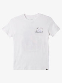 quiksilver, Boy's 8-16 The Original Barrel T-shirt, WHITE (wbb0) THE ORIGINAL BARREL BT0 AQBZT04259