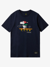 quiksilver, Boy's 8-16 Peanuts Ready To Shred Youth Screen Tee, NAVY BLAZER (byj0) PEANUTS READY TO SHRED YOUTH AQBZT04328