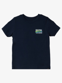 quiksilver, Boy's 2-7 Retro Fade T-shirt, NAVY BLAZER (byj0) RETRO FADE KT0 AQKZT03941