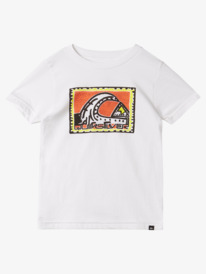 quiksilver, Boy's 2-7 Rad Heritage T-shirt, WHITE (wbb0) Rad Heritage - T-Shirt for Boys 2-7 AQKZT03944