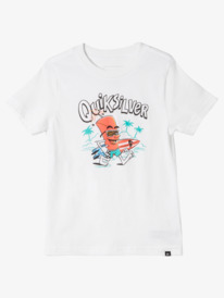 quiksilver, Firecracker Beach - T-Shirt for Boys 2-7, WHITE (wbb0) Firecracker Beach - T-Shirt for Boys 2-7 AQKZT03974