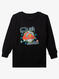 quiksilver, Boy's 8-16 Vintage Feel Long Sleeve T-Shirt, BLACK (kvj0) VINTAGE FEEL LS KU1 AQKZT03993