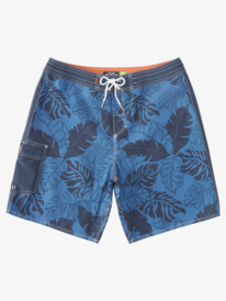 quiksilver, Waterman Throwback Print 2 19" Boardshort pour Homme, ENSIGN BLUE THROWBACK (brd6) Waterman Throwback Print 2 19" - Board Shorts for Men AQMBS03096