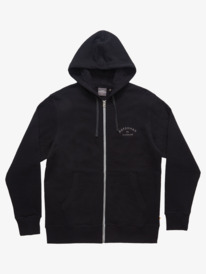 quiksilver, Waterman After Surf Zip-Up Hoodie, BLACK (kvj0) AFTER SURF ZIP HOODY AQMFT03034