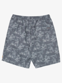 quiksilver, Stone Steps Volley Short de bain pour Homme, BLACK STONESTEPS VOL (kvj6) STONE STEPS VOLLEY AQMJV03081