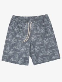 quiksilver, Stone Steps Volley Short de bain pour Homme, BLACK STONESTEPS VOL (kvj6) STONE STEPS VOLLEY AQMJV03081