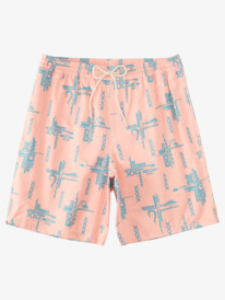 quiksilver, Waterman Big Catch 17" Volleys, PEACHED PINK BIG CATCH VY (mgk6) BIG CATCH VOLLEY AQMJV03086