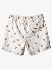 quiksilver, Small Pedals 17" - Swim Shorts for Men, ANTIQUE WHITE SMALL PEDALS V (wcl6) Small Pedals 17" - Swim Shorts for Men AQMJV03089
