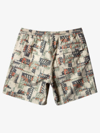 quiksilver, Waterman Canoes Reef 17" - Swim Shorts for Men, BROWN RICE CANOE (tef6) Waterman Canoes Reef 17" - Swim Shorts for Men AQMJV03090