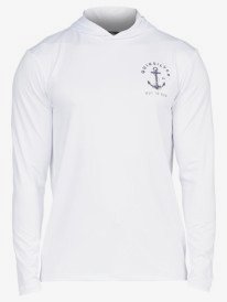 W Out To Sea - Long Sleeve UPF 50 Hooded Surf T-Shirt for Men  AQMWR03029