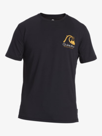 quiksilver, Waterman Bamboo Check 2 UPF 50 Short Sleeve Surf Tee, BLACK (kvj0) Bamboo Check - Short Sleeve UPF 50 Surf T-Shirt for Men AQMWR03035