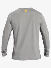 quiksilver, Bamboo Check - Long Sleeve UPF 50 Surf T-Shirt for Men, SHARKSKIN (skg0) Bamboo Check - Long Sleeve UPF 50 Surf T-Shirt for Men AQMWR03036