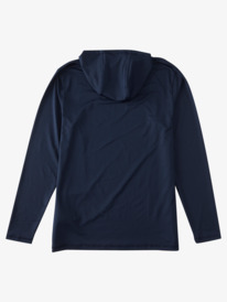 quiksilver, All Hands Hooded Long Sleeve UPF 50 Rashguard, NAVY BLAZER (byj0) W ALL HANDS HOODED LS AQMWR03041