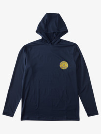 quiksilver, All Hands Hooded Long Sleeve UPF 50 Rashguard, NAVY BLAZER (byj0) W ALL HANDS HOODED LS AQMWR03041