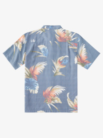 quiksilver, Waterman Rainbow Floral Short Sleeve Shirt, ENSIGN BLUE RAINBOW FLORAL (brd6) RAINBOW FLORAL AQMWT03388