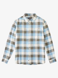quiksilver, Waterman Sea Breeze Long Sleeve Flannel Shirt, DUSTY OLIVE SEABREEZE (gpb1) SEA BREEZE FLANNEL AQMWT03424