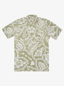 quiksilver, Waterman Arrival Lei Short Sleeve Shirt, TEA ARRIVAL LEI (ghe6) ARRIVAL LEI AQMWT03440