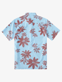 quiksilver, Waterman Hot Nights Short Sleeve Shirt, DUSK BLUE HOT NIGHTS (bhc6) HOT NIGHTS AQMWT03447