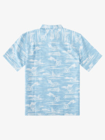 quiksilver, Waterman Marlin Jig Hawaiian Shirt, DUSK BLUE MARLIN JIG (bhc6) MARLIN JIG AQMWT03449