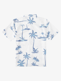 quiksilver, Waterman Sea Breezer Short Sleeve Hawaiian Shirt, DUSK BLUE SEA BREEZER (bhc6) SEA BREEZER AQMWT03452