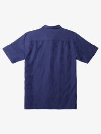 quiksilver, Waterman Manele Bay Short Sleeve Shirt, MEDIEVAL BLUE (bte0) MANELE BAY AQMWT03465