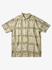 quiksilver, Waterman Channel Paddle Short Sleeve Shirt, TEA CHANNEL PADDLE (ghe6) Channel Paddle - Short Sleeve Shirt for Men AQMWT03477