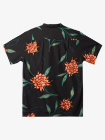 quiksilver, Waterman Perfect Bloom Short Sleeve Shirt, BLACK PERFECT BLOOM (kvj6) PERFECT BLOOM AQMWT03486
