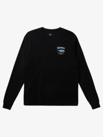 quiksilver, Waterman Reel One Ls Qmu1 T-shirt, BLACK (kvj0) REEL ONE LS QMU1 AQMZT03616