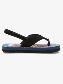 quiksilver, Molokai Layback - Sandals for Toddler Girls, BLACK/ORANGE/GREY (xkns) Molokai Layback - Sandals for Toddler Girls AQTL100066