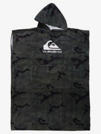 Surf, Swim and Beach Long Sleeve Poncho - Men - Camo Navy