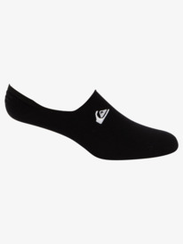 quiksilver, 3 Pack No Show Chaussettes doublure pour Homme, BLACK (kvj0) 3 Pack No Show - Liner Socks AQYAA03289