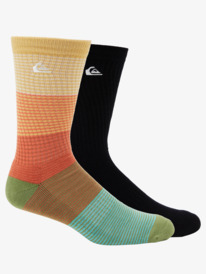 Multi Stripe - Crew Socks [2 Pack] for Men  AQYAA03305