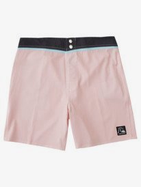 quiksilver, Solid Snap 17" Recycled Boardshorts, SOFT PINK (mdd0) Solid Snap 17" - Recycled Board Shorts for Men AQYBS03536