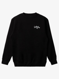 quiksilver, New Estate Crewneck Sweatshirt, BLACK (kvj0) E NEW ESTATE CREW AQYFT03314