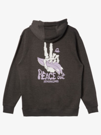 quiksilver, E Qs Rockin - Long Sleeve Pullover Hoodie for Men, CHARCOAL HEATHER (ktah) E Qs Rockin - Long Sleeve Pullover Hoodie for Men AQYFT03385