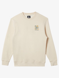 quiksilver, E Qs Peace Out - Long Sleeve Sweatshirt for Men, SANDSHELL (ten0) E Qs Peace Out - Long Sleeve Sweatshirt for Men AQYFT03386
