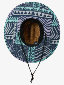 quiksilver, Outsider Chapeau en paille, BEACH GLASS (gcz0) Outsider - Straw Lifeguard Hat for Men AQYHA04585