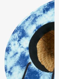 quiksilver, Outsider Cloud Straw Lifeguard Hat, TRUE NAVY (bpz0) E Outsider Cloud - Straw Lifeguard Hat for Men AQYHA04992