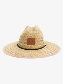 quiksilver, E Outsider Cloud Chapeau en paille pour Homme, DESERT SAND (mkt0) E Outsider Cloud - Straw Lifeguard Hat for Men AQYHA04992