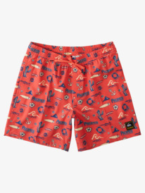 quiksilver, Quiksilver X Pacifico 17" Volleys, RED PACIFICO QUIKSILVER VOLLEY (mkz6) Pacifico 17" - Swim Shorts for Men AQYJV03118