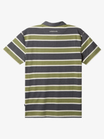 quiksilver, Stripe Lite - Short Sleeve Polo Shirt for Men, TARMAC STRIPED LITE 3 (kta3) Stripe Lite - Short Sleeve Polo Shirt for Men AQYKT03101