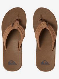 quiksilver, Carver Suede 2022 - Leather Sandals for Men, TAN - SOLID (tkd0) Carver Suede 2022 - Leather Sandals for Men AQYL100030